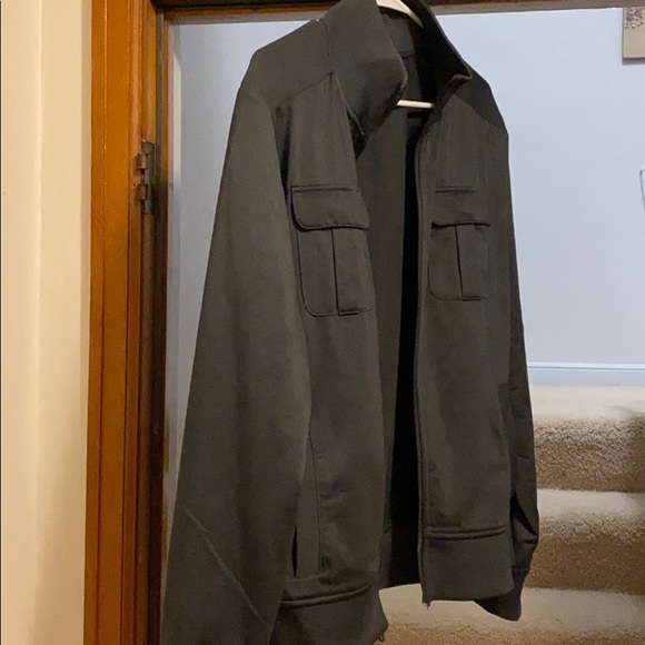 Gray Men’s Track Jacket - Picture 4 of 5